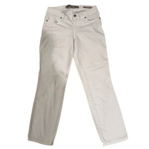 Guess  Los Angeles 1981 White Crop Mid Jeans 25